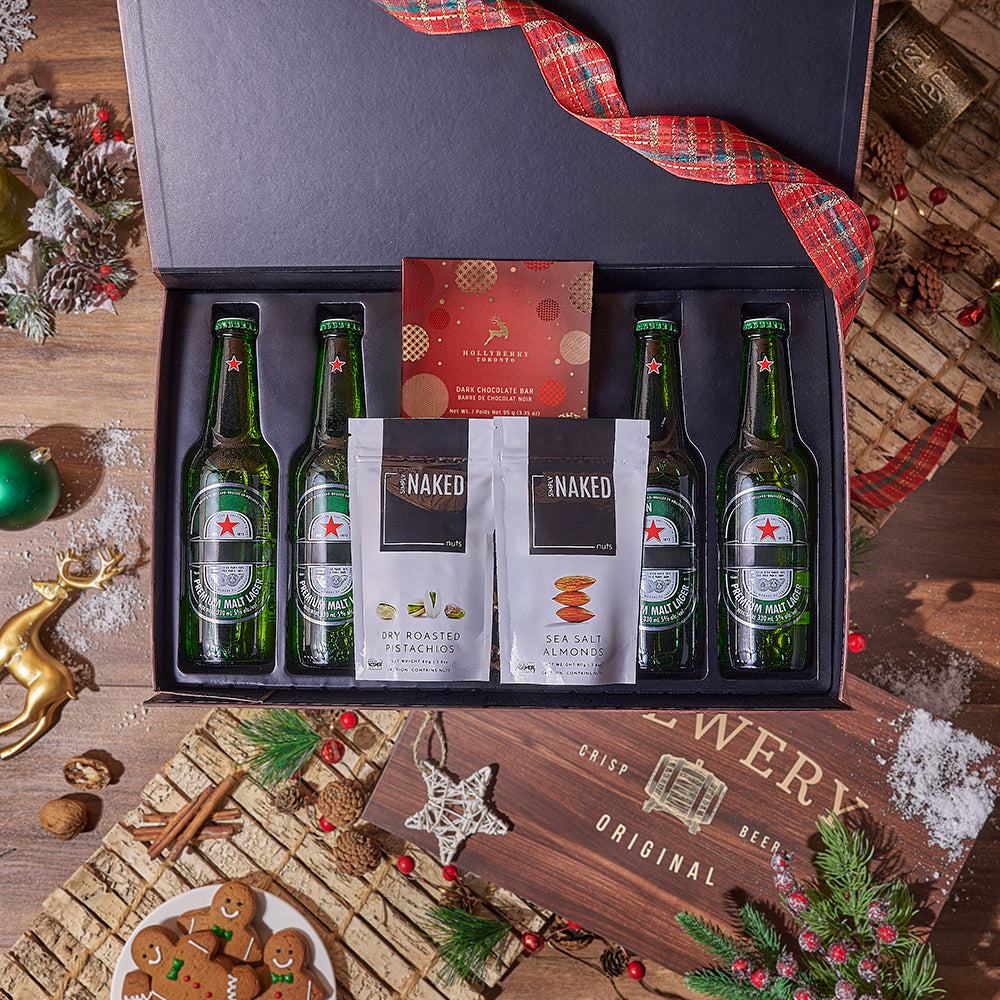 Beer & Nuts Crate, beer gift, beer, christmas gift, christmas, nuts gift, nuts, California delivery