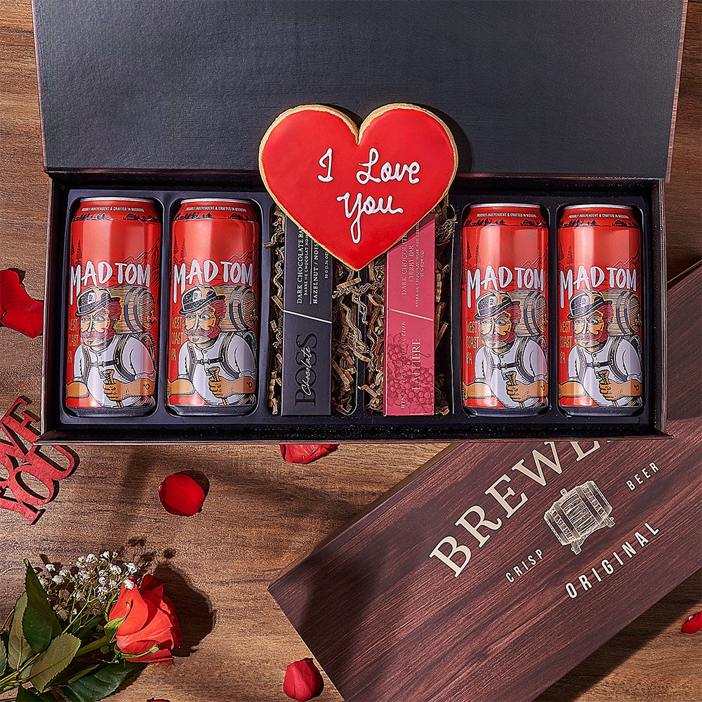Brewery Valentine’s Day Gift Box, beer gift, beer, craft beer gift, craft beer, valentines gift, valentines, California delivery