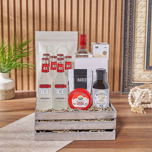 Elevate your party with our Chocolate &amp; Cheese Celebration Gift Set, California delivery 