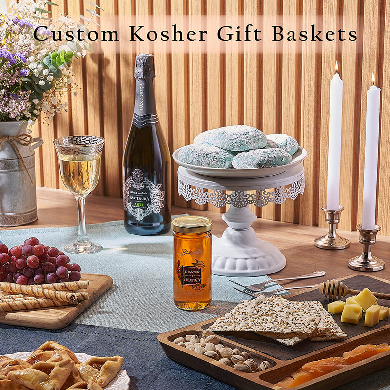 Our Custom Kosher Gift Basket is definitely going to be the perfect gift every time, California delivery 