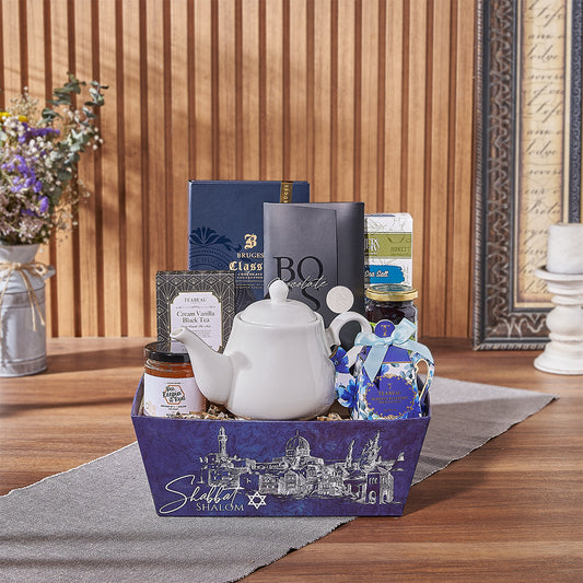 The Cozy Kosher Tea &amp; Chocolate Gift Tray is a surefire delight - California Delivery