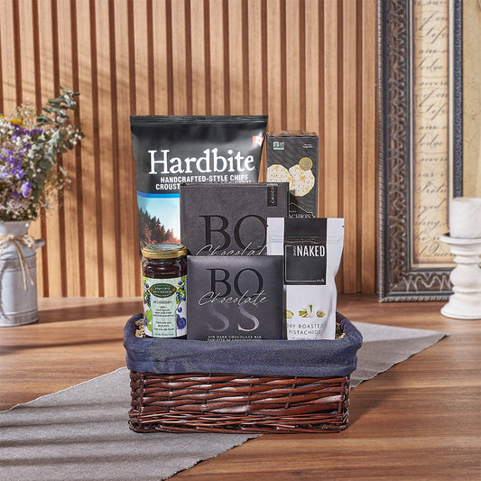 Happy Hanukkah Kosher Snack Basket from California Baskets - California Delivery