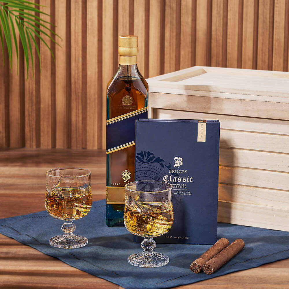 A Class Apart Liquor Gift Crate from California Baskets - California Delivery