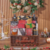 Ample Holiday Wine & Treats Basket, christmas gift, christmas, wine gift, wine, holiday gift, holiday, California delivery