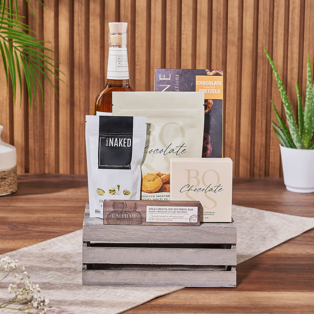 Annex Liquor &amp; Snack Basket from California Baskets - California Delivery