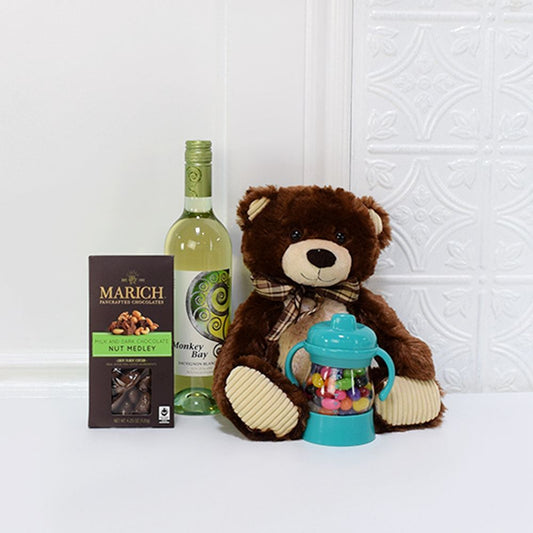 Baby Bear Sweet Celebration Set from California Baskets - California Delivery