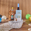 Birthday Wine & Bear Gift Basket, wine gift, wine, birthday gift, birthday, chocolate gift, chocolate, California delivery