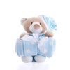 Blue Hugging Blanket Bear from California Baskets - California Delivery