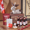 Canada Day Sweet Treat & Beer Gift, beer gift, beer, canada day gift, canada day, cookie gift, cookie, California delivery