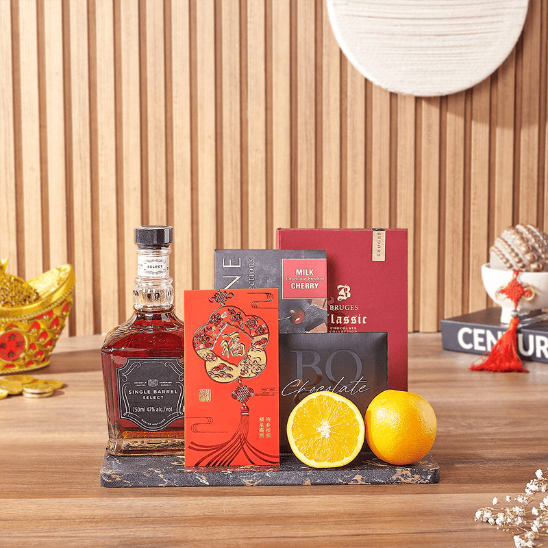 Chinese New Year Lucky Spirits Gift, chinese new year gift, chinese new year, lunar new year gift, lunar new year, liquor gift, liquor, California delivery