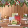 Christmas Cookie Gift Basket is exactly what it sounds like: a delightful assortment of cookies perfect for indulging in during the holiday season - California Delivery