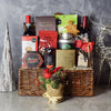 Christmas Wine Bounty Basket from California Baskets - Holiday Gift Basket - California Delivery