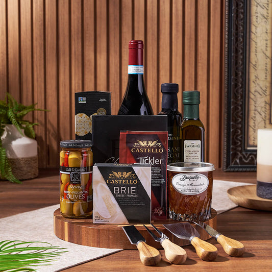 Classic Wine & Dine Gift Basket - California Baskets - California delivery