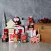 Cozy Holiday Wine Gift Basket from California Baskets - Holiday GIft Basket - California Delivery