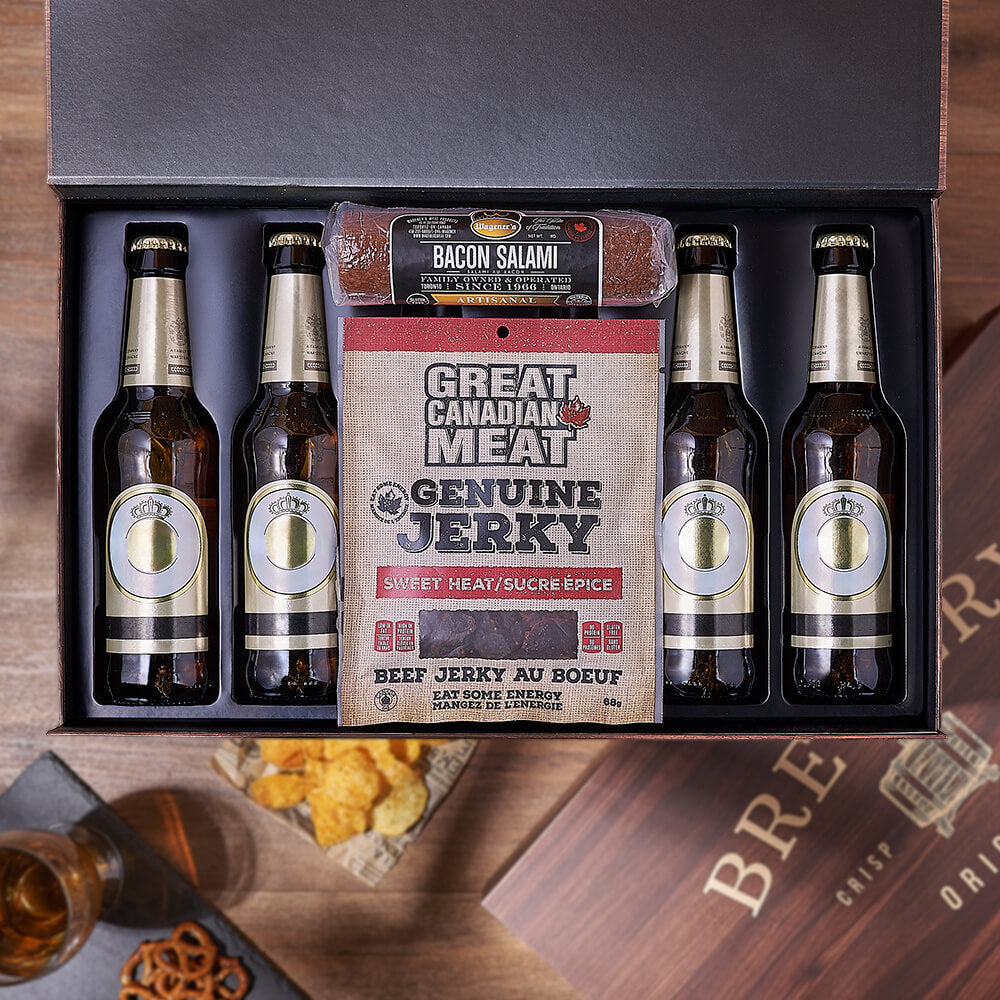 Cured Meat &amp; Beer Box, meat gift, meat, beer gift, beer, California delivery