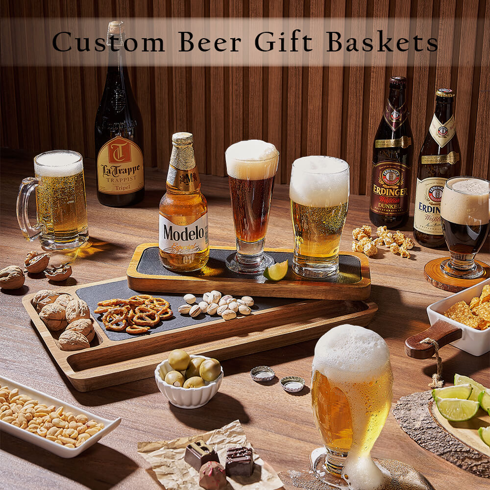 Custom Beer Gift Basket from California Baskets -California Delivery