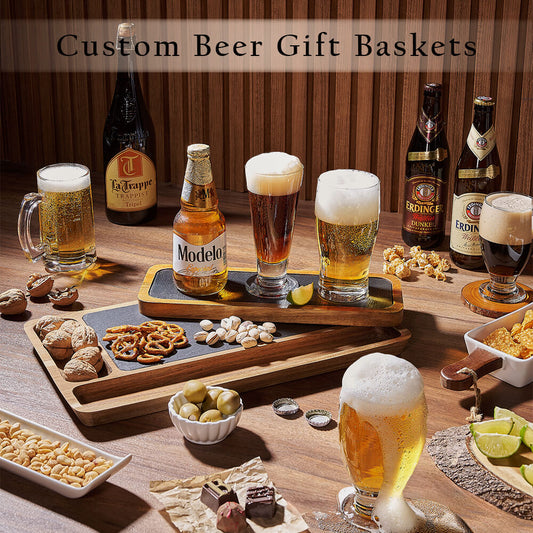 Custom Beer Gift Basket from California Baskets -California Delivery