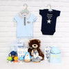 Deluxe Basket for a Baby Boy from California Baskets - California Delivery