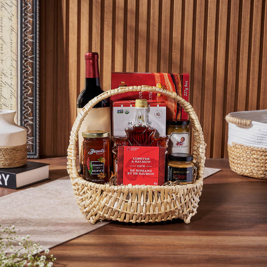 Deluxe Seafood Wine Gift Set, wine gift, wine, seafood gift, seafood, gourmet gift, gourmet, California delivery