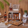 Deluxe Table Top Bar Gift Set, liquor gift, liquor, decanter gift, decanter, bar gift, bar, California delivery