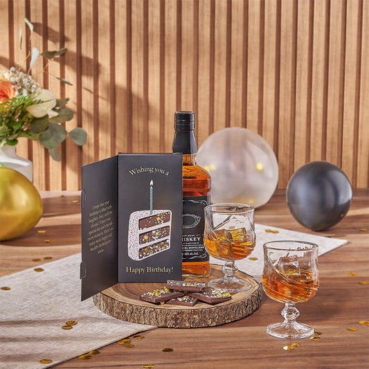 Exceptional Birthday Spirits Gift Set, liquor gift, liquor, birthday gift, birthday, California delivery
