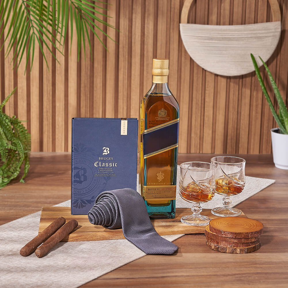Executive Spirits &amp; Cigar Gift, liquor gift, liquor, cigar gift, cigar, California delivery