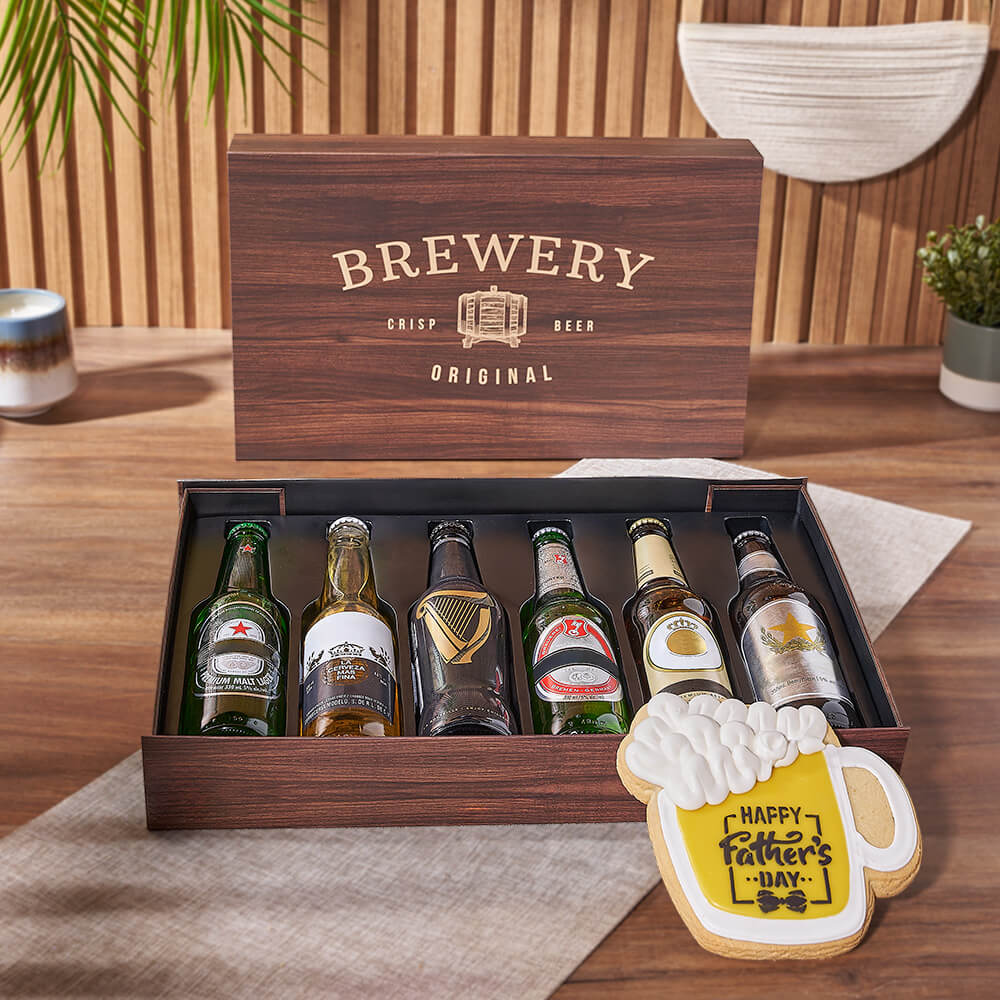 Father’s Day Brew &amp; Cookie Gift, beer gift, beer, fathers day gift, father's day, California delivery