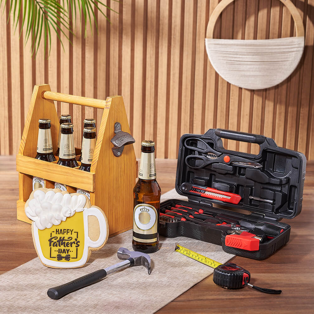 Father’s Day Brew &amp; Tool Gift, beer gift, beer, fathers day gift, fathers day, tool gift, tools, California delivery