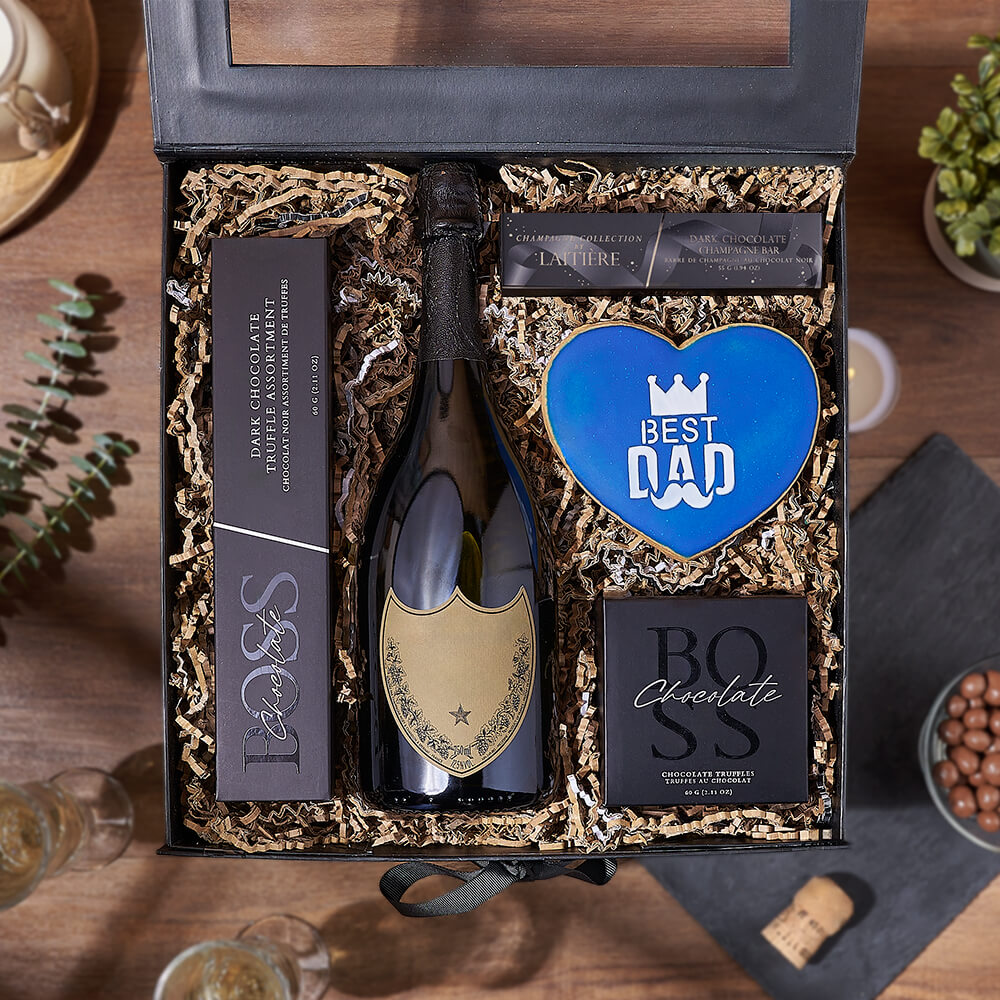 Father’s Day Champagne &amp; Sweets Box, sparkling wine gift, sparkling wine, champagne gift, champagne, fathers day gift, fathers day, California delivery