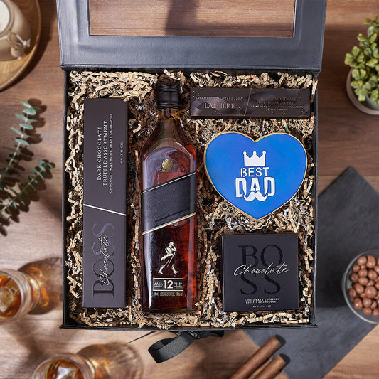 Father’s Day Spirits & Sweets Box, fathers day gift, fathers day, cookie gift, cookie, chocolate gift, chocolate, California delivery