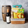 Flavors Of Diwali Gift Basket With Wine from California Baskets - Wine Gift Set - California Delivery.