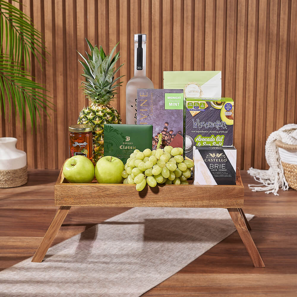 Fresh Fruits & Liquor Gift Set, fruit gift, fruit, chocolate gift, chocolate, California delivery
