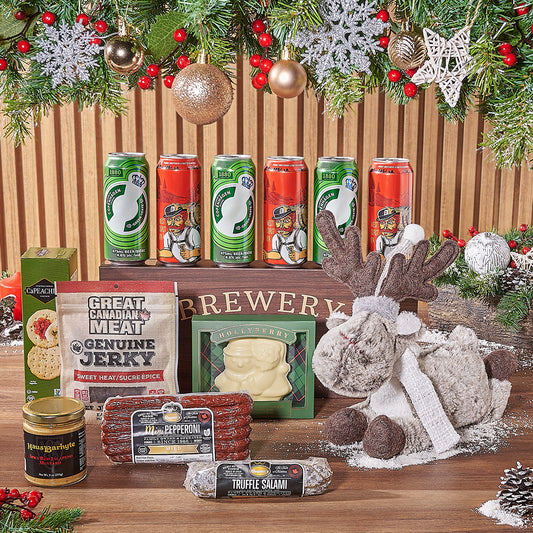 Gourmet Christmas Beer Gift Set, christmas gift, christmas, craft beer gift, craft beer, beer gift, beer, California delivery
