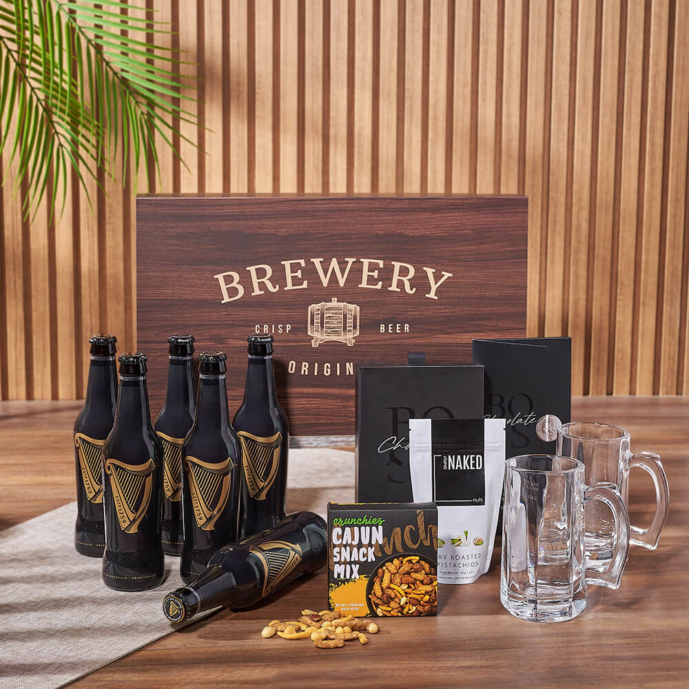 Guinness &amp; Goodies Gift Set, beer gift, beer, guinness gift, guinness, snack gift, snack, California delivery