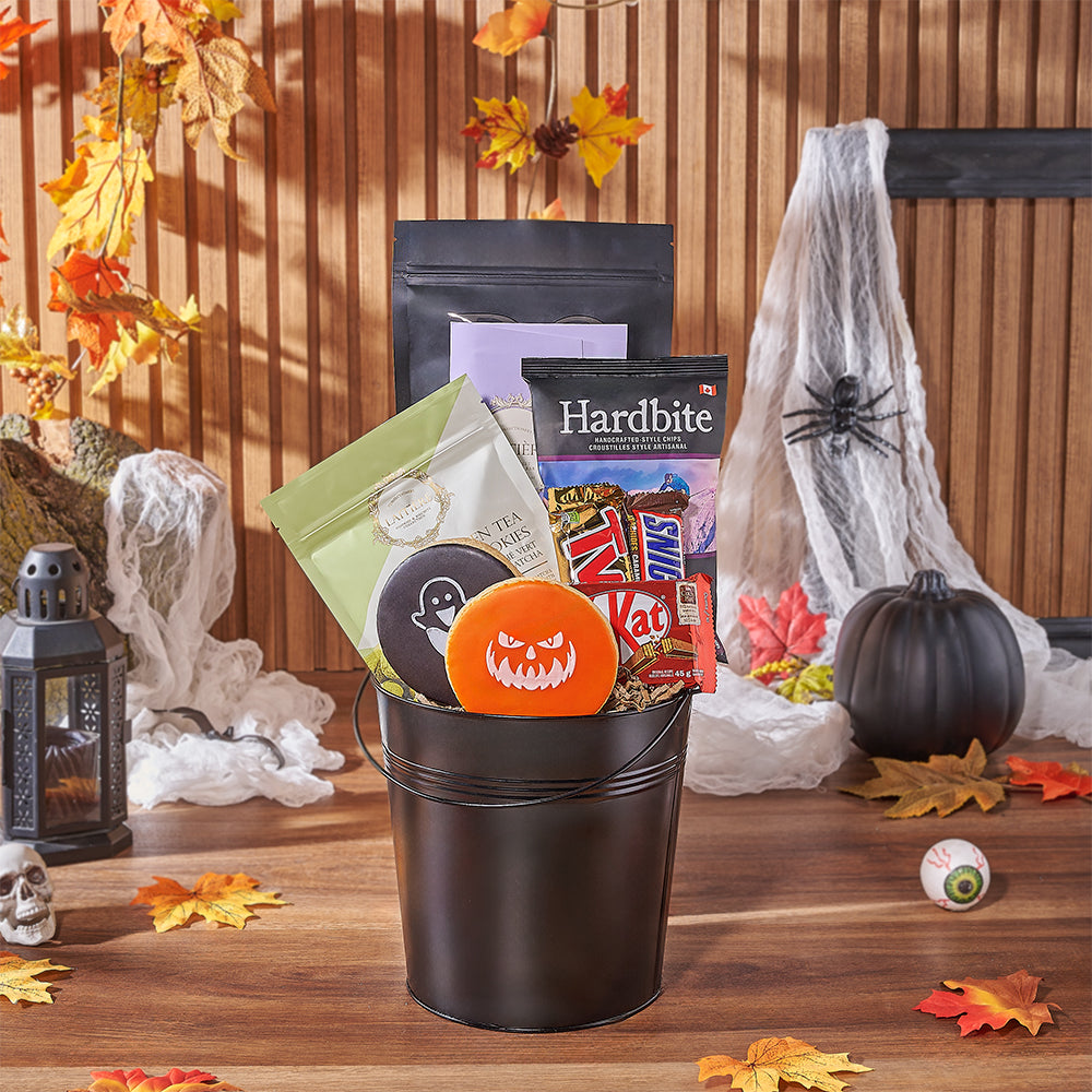 Halloween Tricks &amp; Treats Gift Basket, halloween gift, halloween, candy gift, candy, chocolate gift, chocolate, California delivery