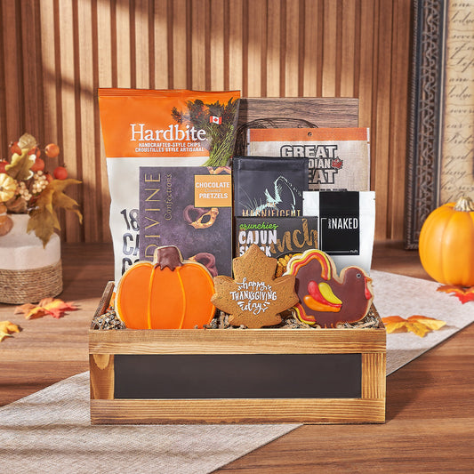 Happy Thanksgiving Tasty Gift Box, cookie gift, cookie, coffee gift, coffee, thanksgiving gift, thanksgiving, California delivery