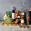 Holiday Wine & Cheese Ball Gift Basket from California Baskets - California Delivery