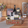 Kosher Wine & Snacks Basket from California Baskets - Wine Gift Set - California Delivery