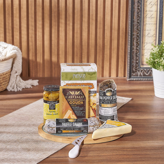 Luxurious Meat & Cheese Gift Set- California Delivery