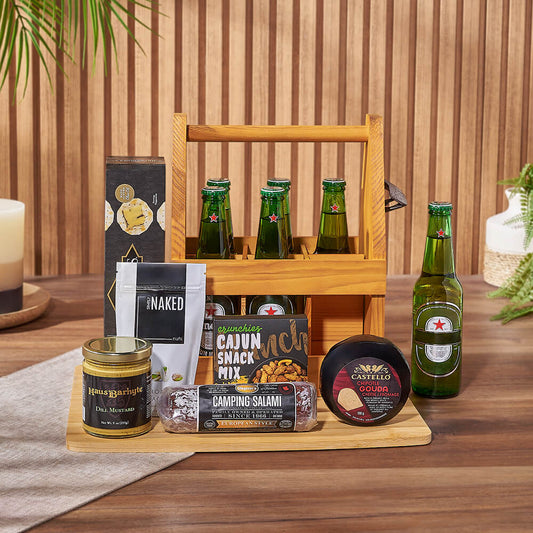 Meat, Cheese & Beer Gift Set, beer gift, beer, charcuterie gift, charcuterie, California delivery