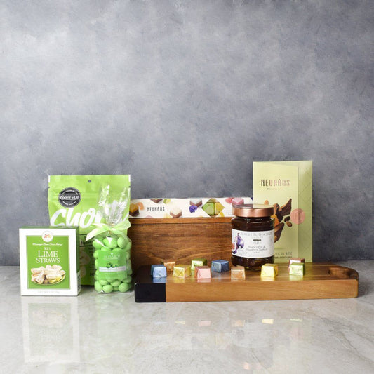 Dive into the delectable world of the Toronto Island Chocolate Basket - California Baskets