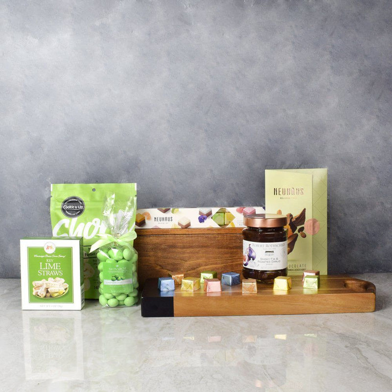 Dive into the delectable world of the Toronto Island Chocolate Basket - California Baskets