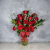 Rosedale Valentine’s Day Vase from California Baskets - Flower Gift - California Delivery.