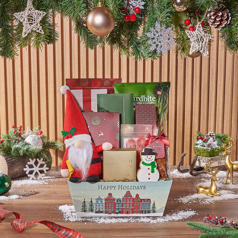 Santa’s Gourmet Snack &amp; Treat Set, christmas gift, christmas, chocolate gift, chocolate, California delivery