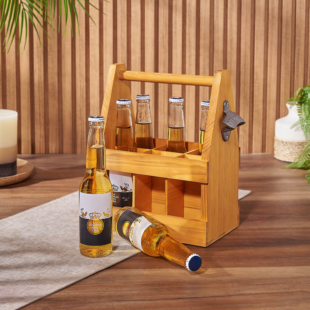 Six Pack Beer &amp; Carrier Gift, beer gift, beer, California delivery