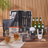 Smokin’ BBQ Grill Gift Set with Beer, grill gift, grill, beer gift, beer, bbq gift, bbq, California delivery