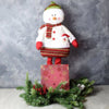 Snowman & Gourmet Chocolates Gift Set from California Baskets - Christmas Gift Basket - California Delivery