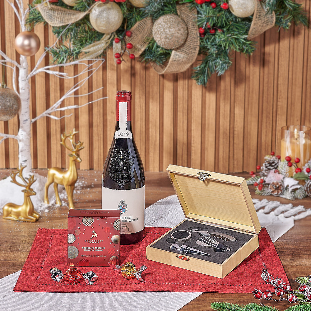 Snowman’s Wine &amp; Chocolate Pairing, wine gift, wine, chocolate gift, chocolate, Christmas gift, christmas, California delivery
