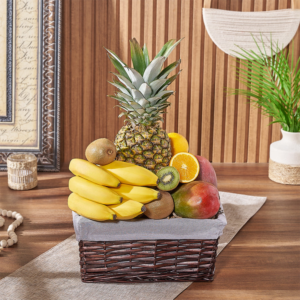 Swansea Fruit Basket, fruit gift, fruit, gourmet gift, gourmet, California delivery