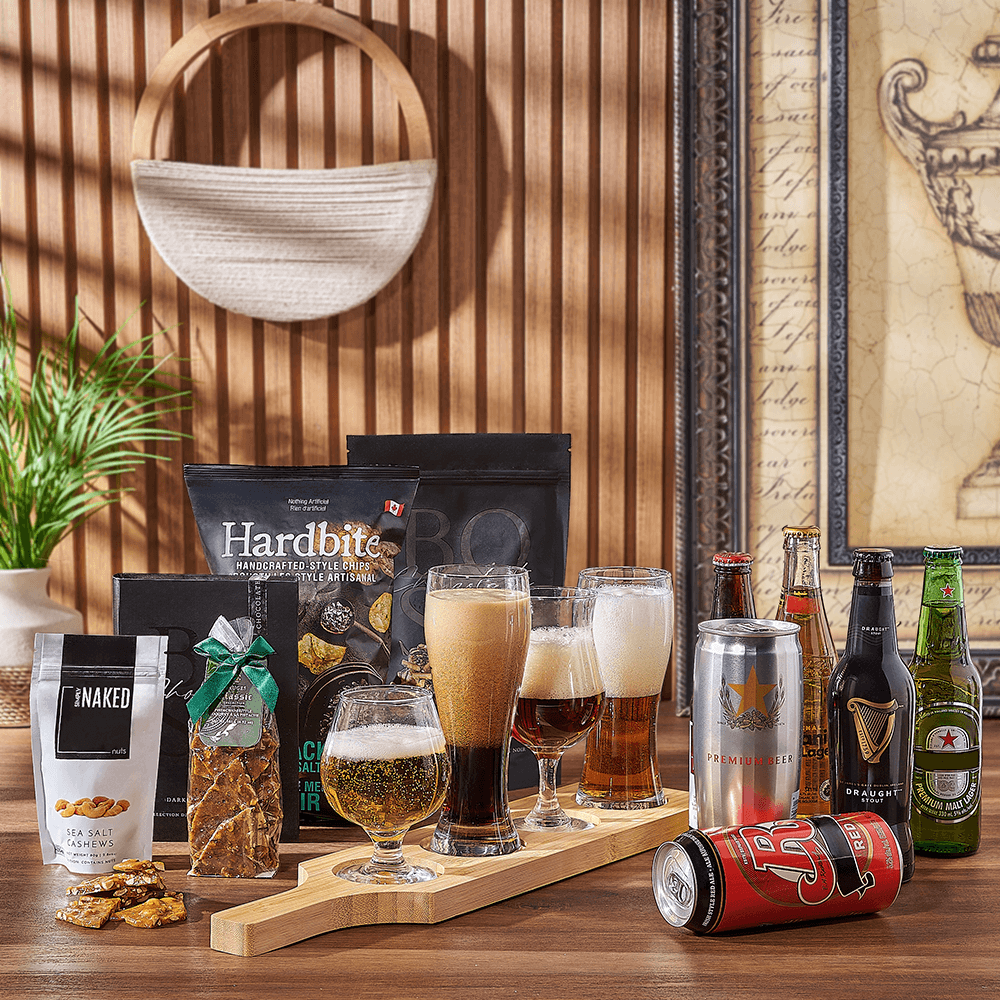 Sweet &amp; Salty Beer Flight Sampler, beer gift, beer, chocolate gift, chocolate, California delivery